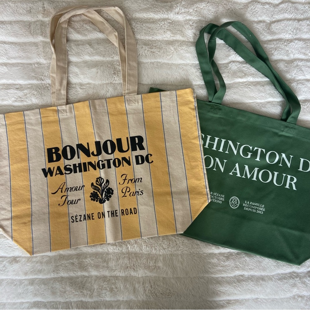 🌿|NWOT| Sezane Tote Bundle- Washington DC